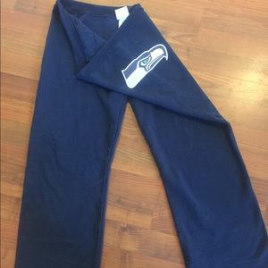 Seahawks wide leg sweatpants size small